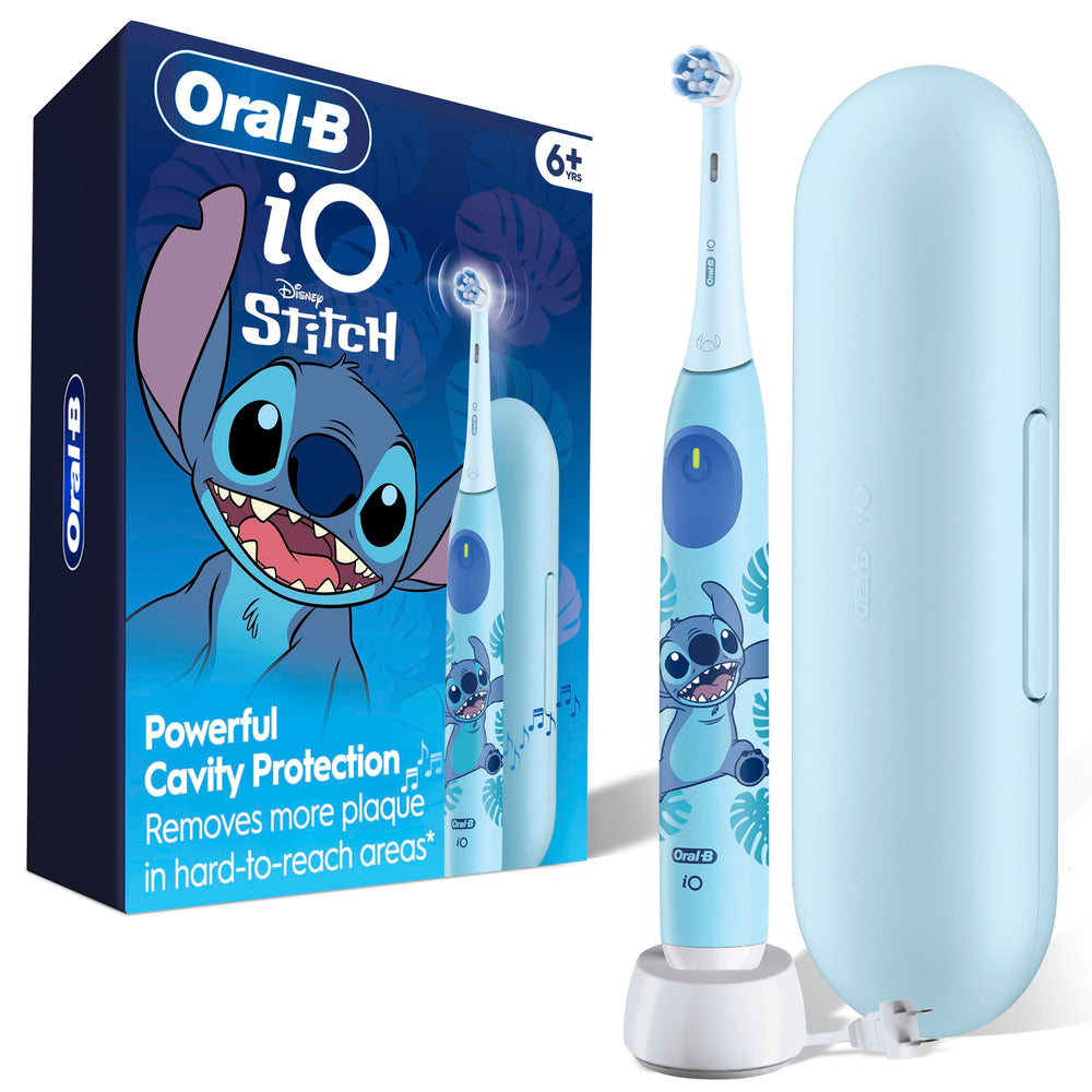 Oral-B iO Kids Stitch frente del empaque mostrando diseño atractivo y confianza