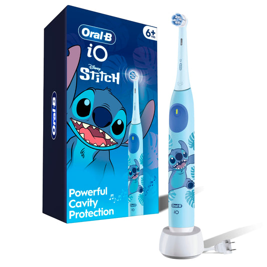 Oral-B iO Kids Stitch frontal mostrando diseño infantil y ergonomía