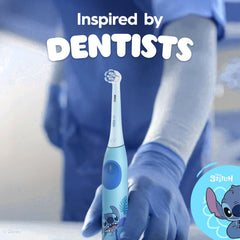 Oral-B iO Kids Stitch detalle del mango ergonómico para fácil agarre infantil