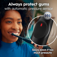 Oral-B sensor de presión con luz roja previene cepillado agresivo y protege encías