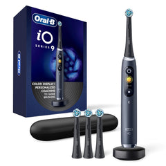 Oral-B iO Series 9 vista frontal, diseño elegante y control intuitivo