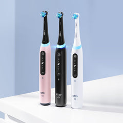 Oral-B iO Series 5 pantalla de app mostrando guía de cepillado
