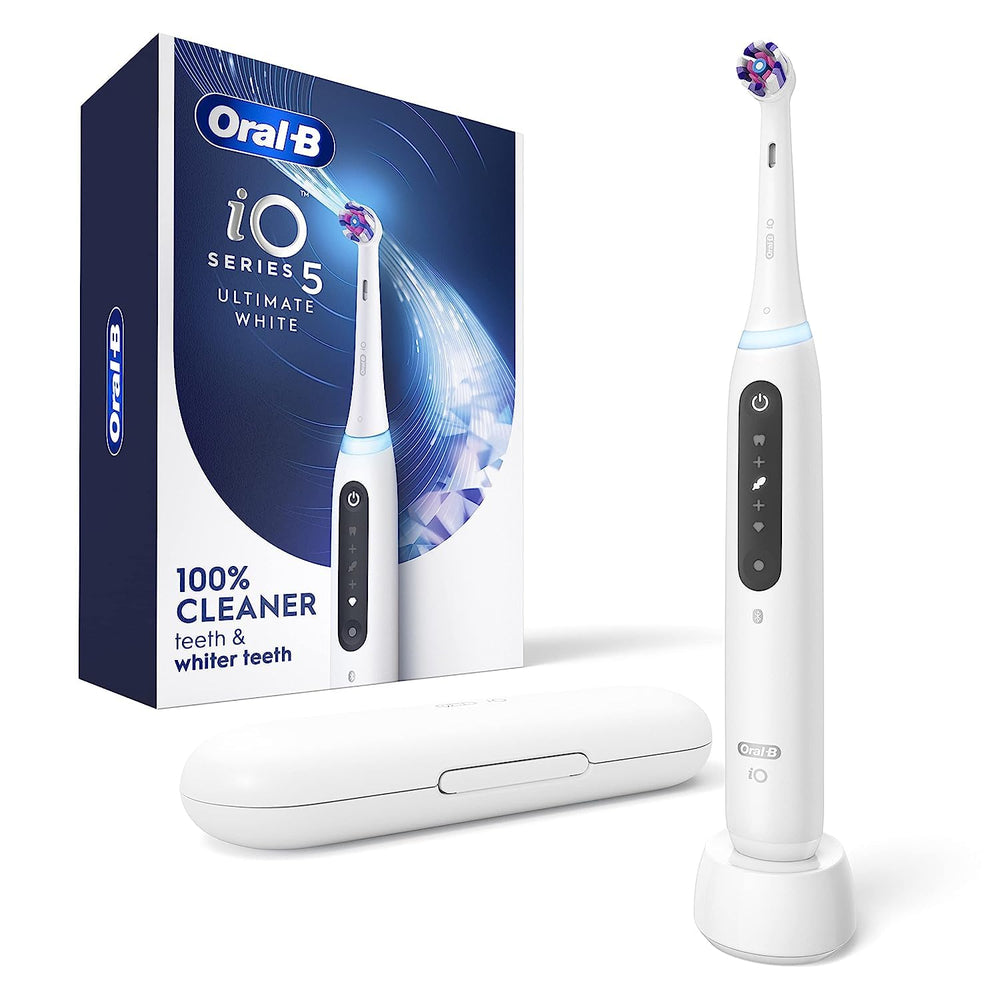 Oral-B iO Series 5 vista frontal elegante y manejo sencillo