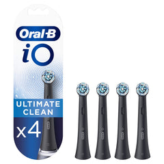 Oral-B cabezal frontal pack de 4 con diseño negro y limpieza eficiente