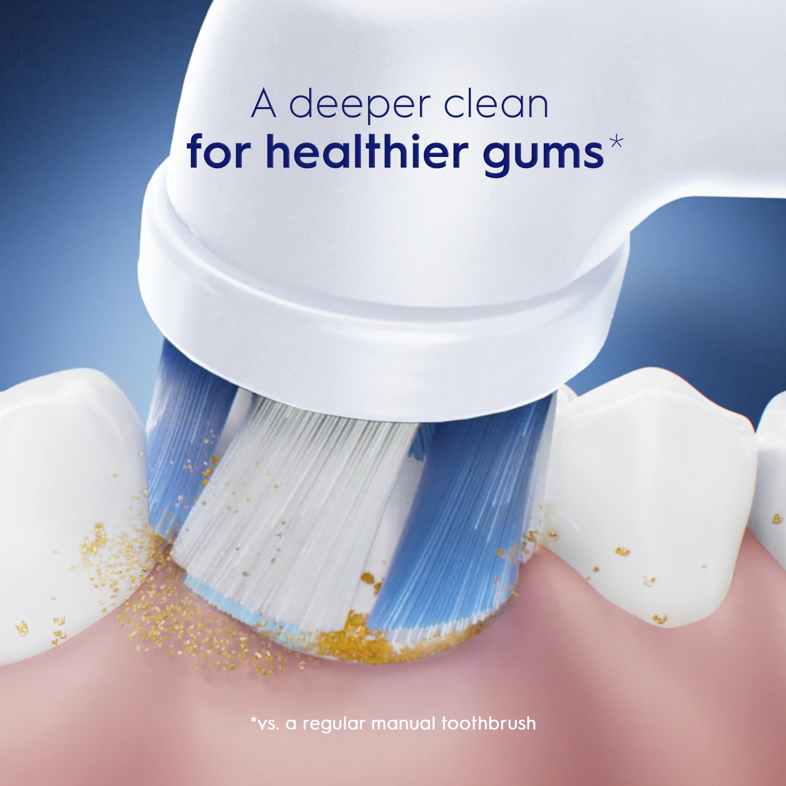 Oral-B filamentos con cambio de color indicando reemplazo necesario