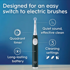 Dos cabezales incluidos Oral-B listos para diferentes necesidades de limpieza