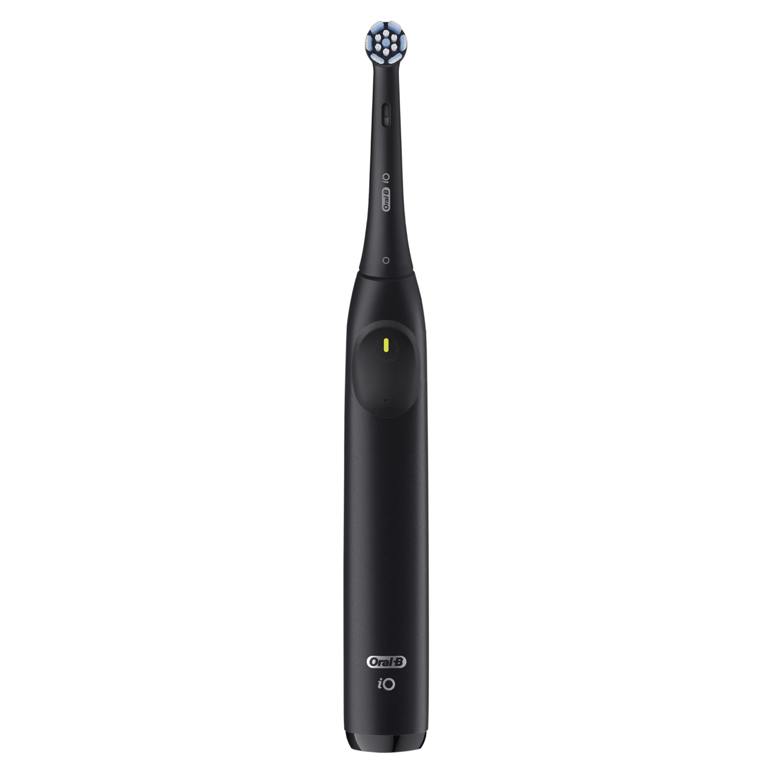 Oral-B iO2 en ambiente de baño moderno mostrando estilo y funcionalidad