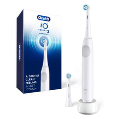 Oral‑B iO2 frente del producto muestra diseño compacto y limpieza efectiva