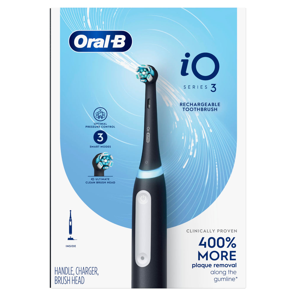 Oral-B iO3 base de carga compacta con batería de larga duración