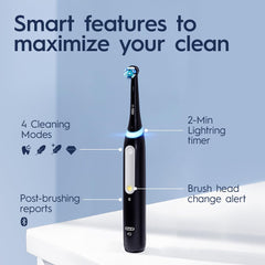 Oral-B iO estuche de viaje abierto, protege el cepillo fuera de casa