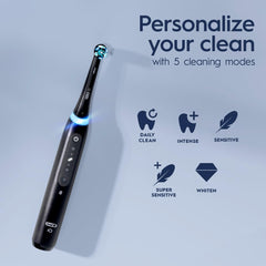 Oral-B iO5 estuche de viaje abierto, transporte higiénico para desplazamientos