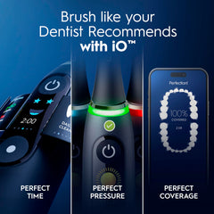 Oral-B iO9 detalle de cerdas para limpieza eficaz y suave