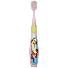 Oral-B mango antideslizante mostrado en mano de adulto para control