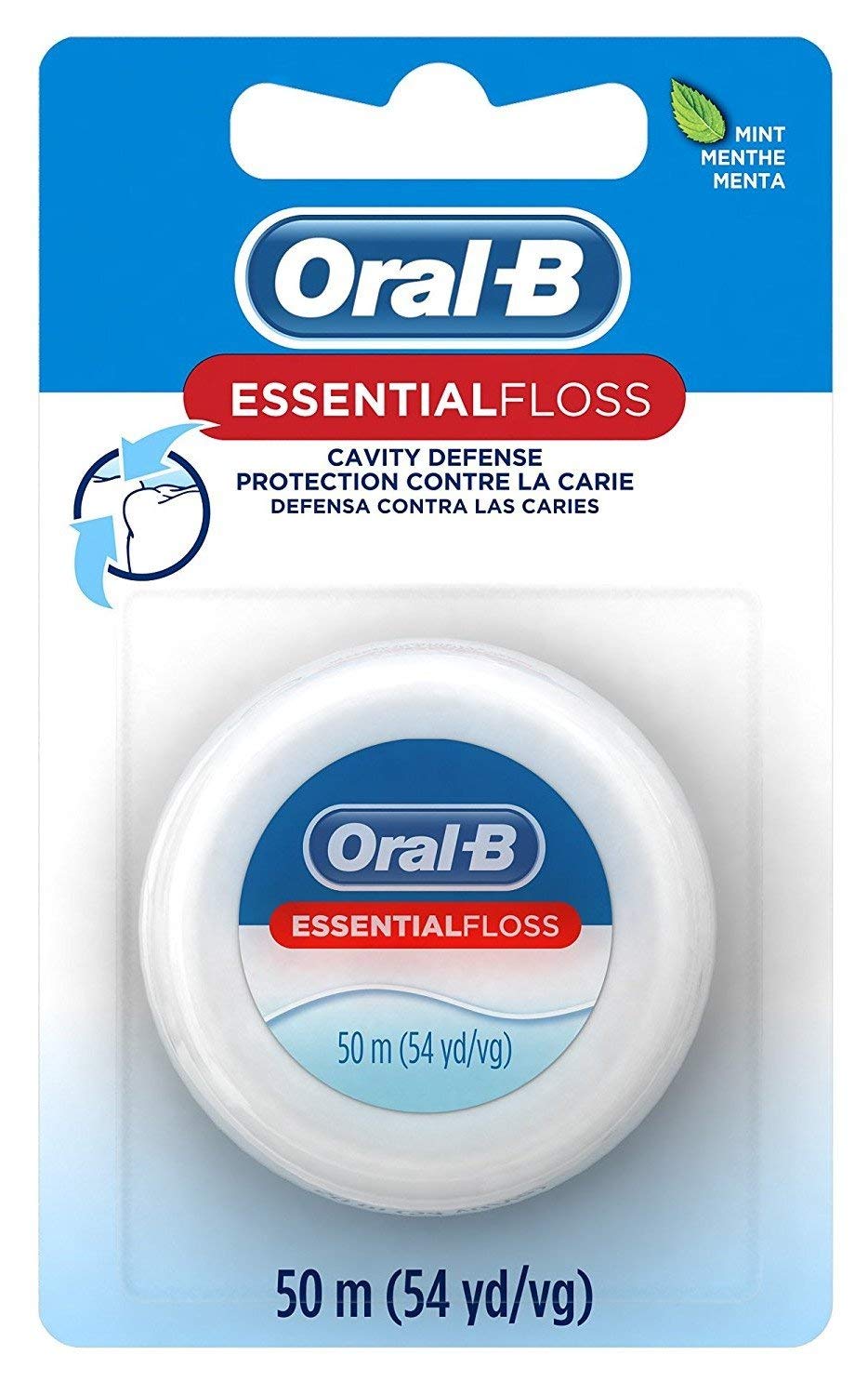 Oral-B pack 6 frontal mostrando dispensadores compactos y fácil transporte