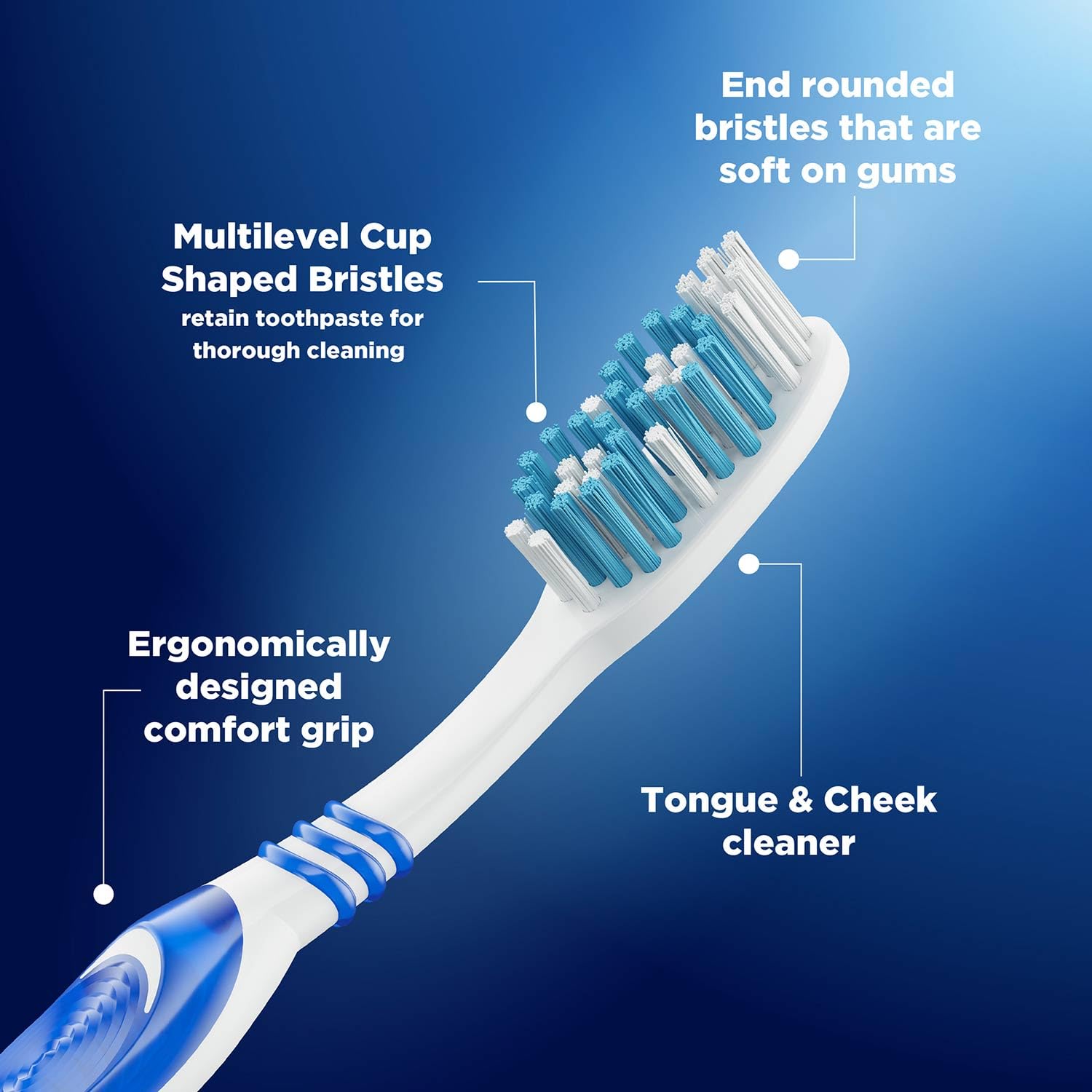 Oral-B pack de 6 unidades desplegado, solución económica y siempre listo