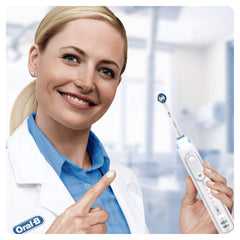 Oral-B etiqueta informativa con compatibilidades y precauciones claras