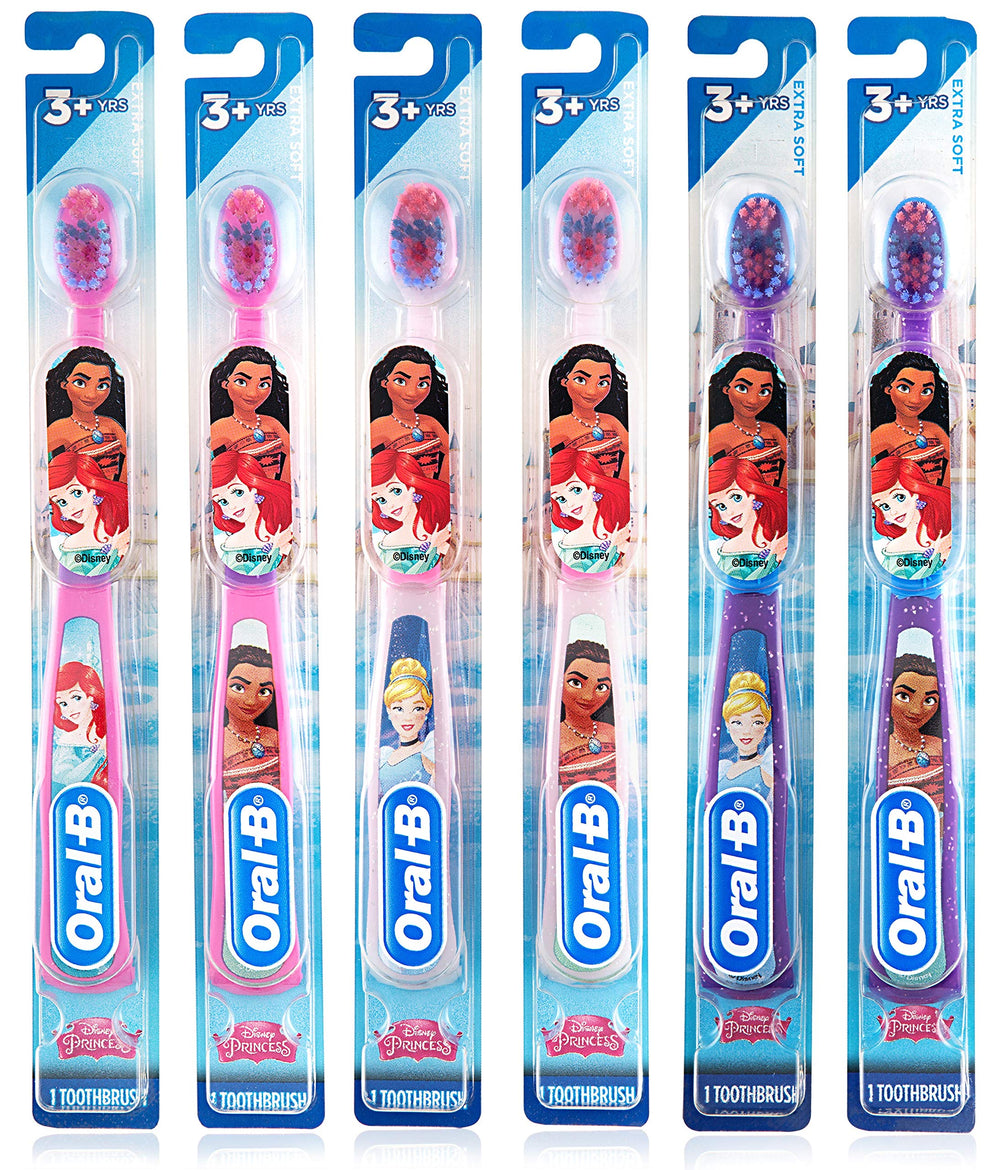 Oral-B empaque frontal mostrando pack de seis y beneficio motivador