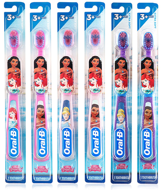 Oral-B empaque frontal mostrando pack de seis y beneficio motivador