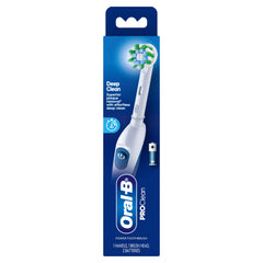 Oral-B Pro 100 empaque y etiqueta con información del producto