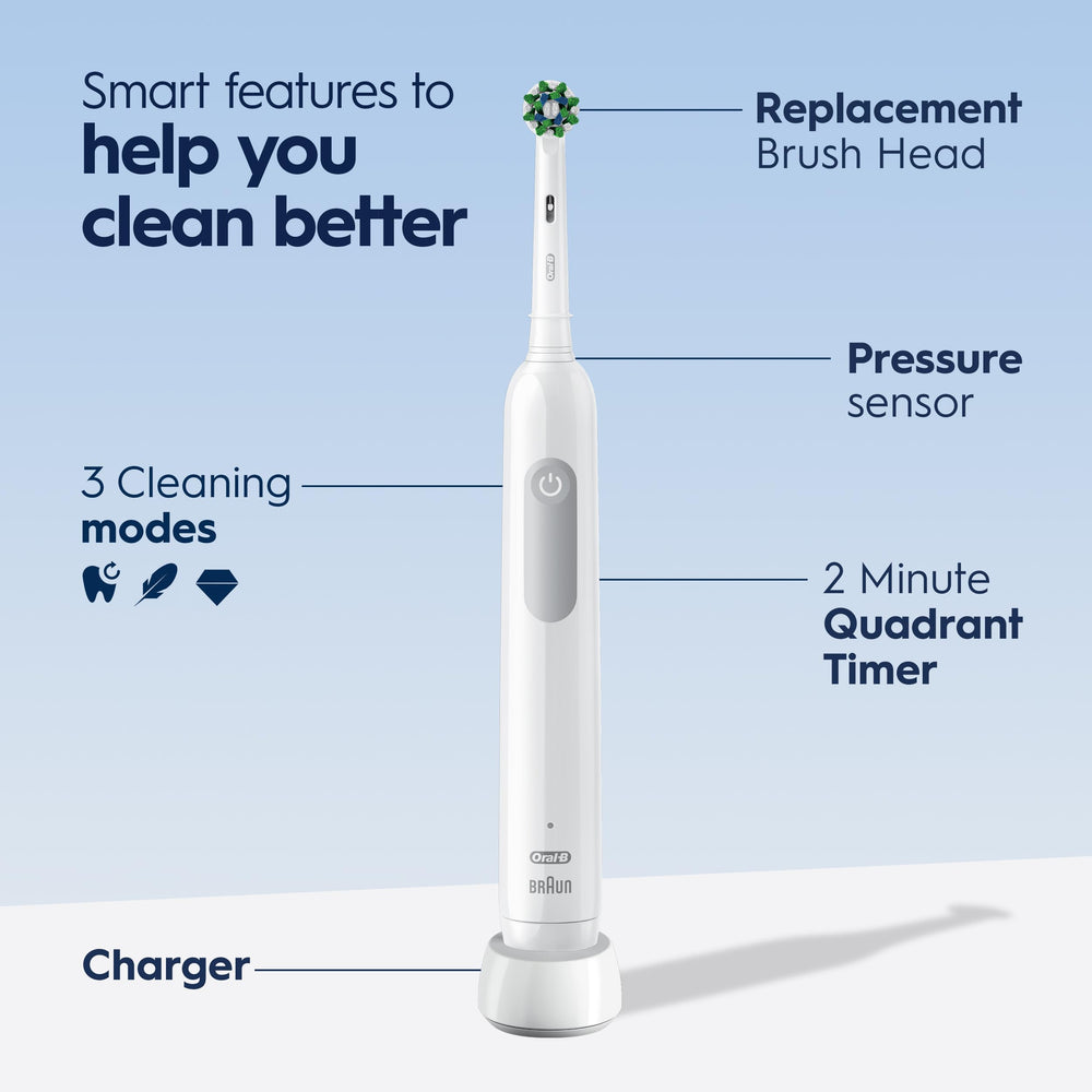 Oral-B luz del sensor de presión activa que protege encías contra cepillado fuerte