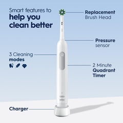 Oral-B luz del sensor de presión activa que protege encías contra cepillado fuerte