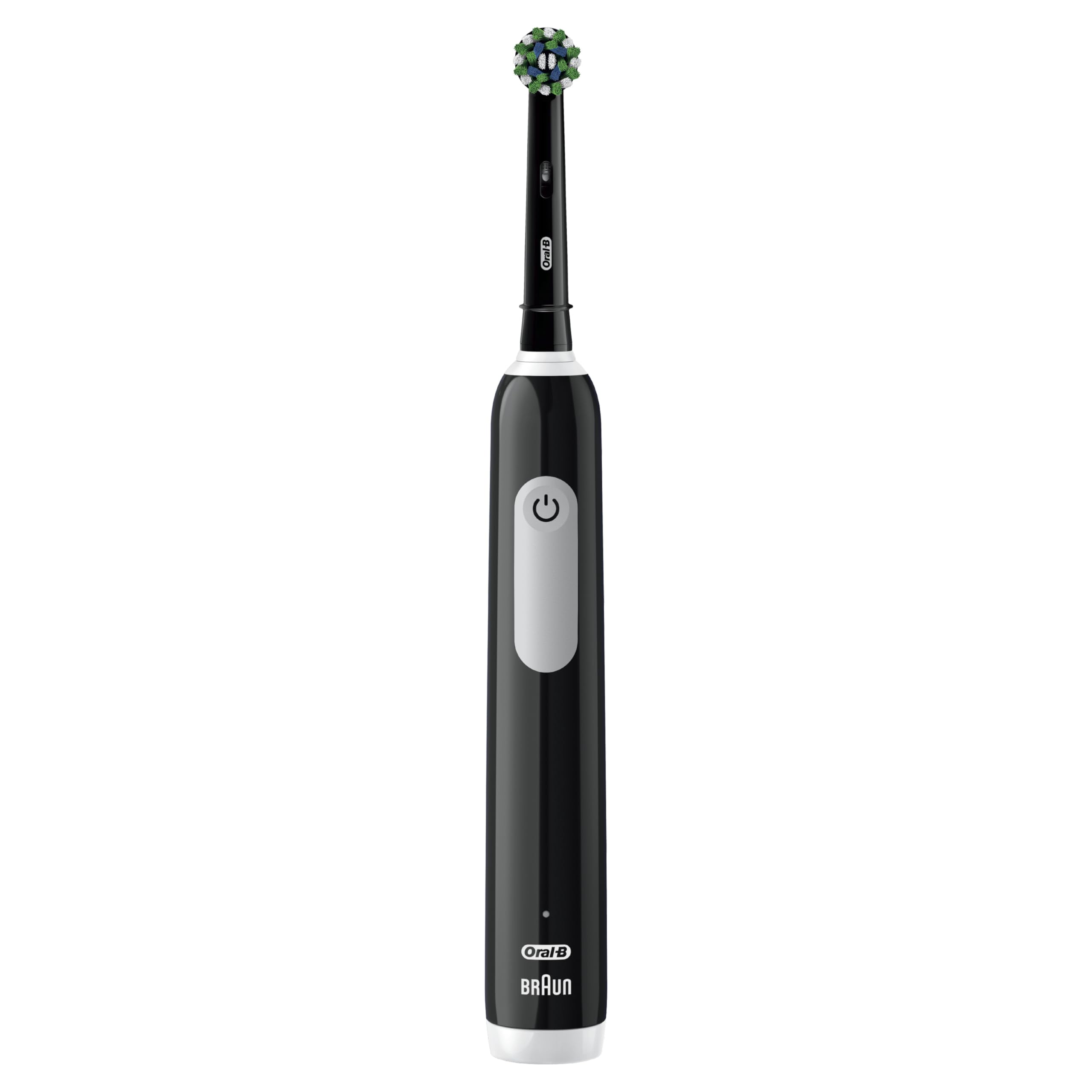 Oral-B Pro 1000 en mano durante el cepillado para fácil manejo