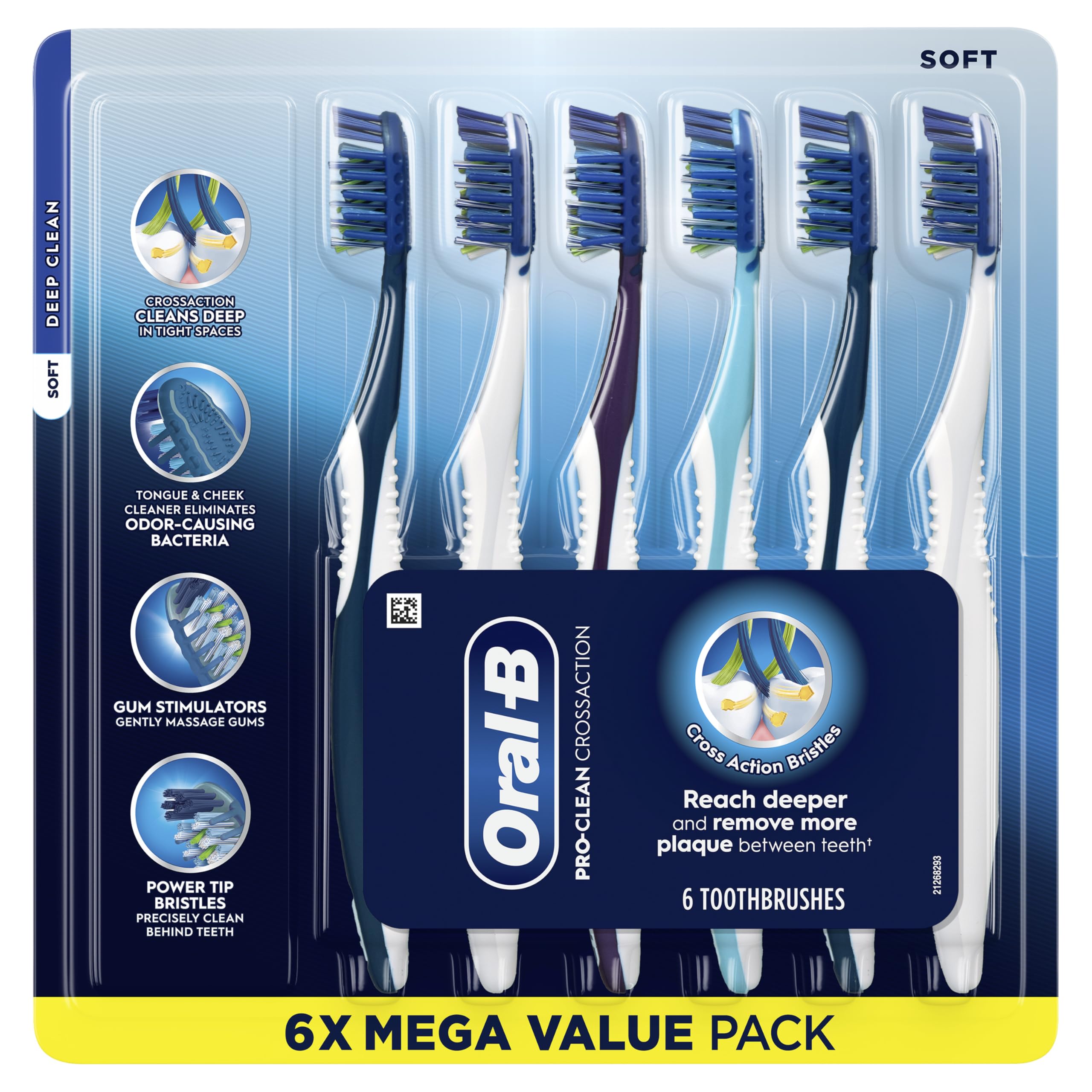 Oral-B pack de seis cepillos ideal para familias y viajes