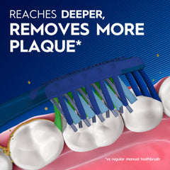 Oral-B punta de potencia alcanzando molares, acceso mejorado