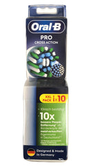 Oral-B pack frontal mostrando 10 cabezales, opción ahorro