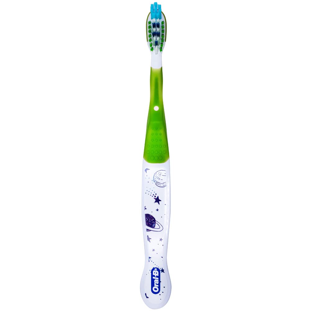 Oral-B limpiador de lengua texturizado removiendo partículas y frescura