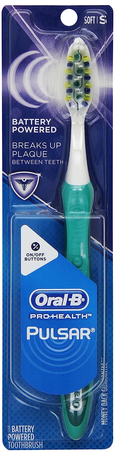 Oral-B Pro-Health Pulsar frontal mostrando el mango y beneficio de control preciso