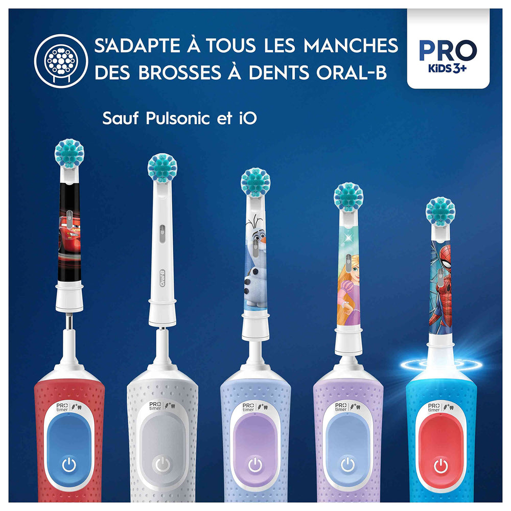Oral-B detalle del personaje Frozen en el cabezal que motiva el cepillado