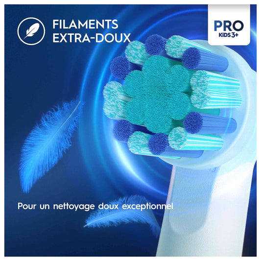 Oral-B primer plano cerdas extra suaves, cuidado suave y protección de encías