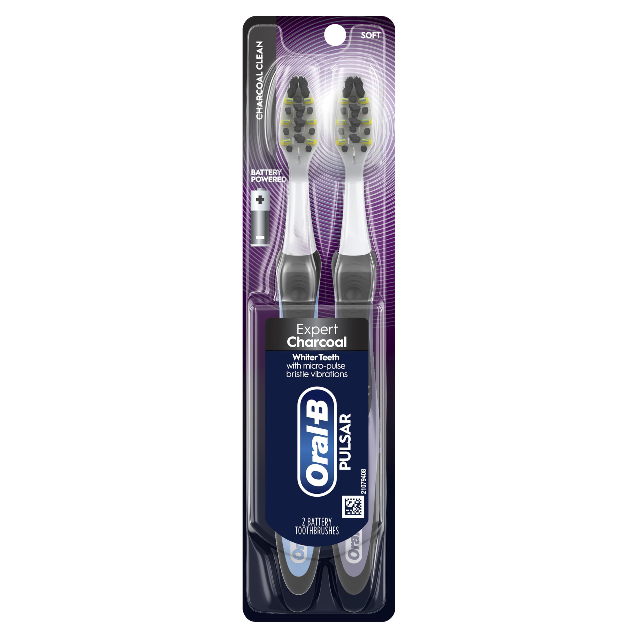 Textura del mango Oral-B Pulsar que facilita agarre y control