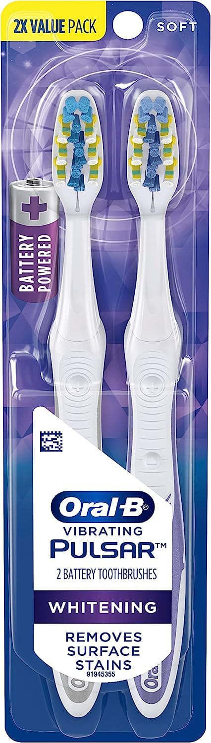 Oral-B frontal del pack de dos para sonrisa más brillante