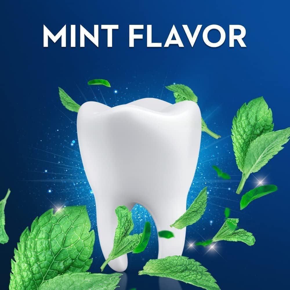 Oral-B etiqueta con información del producto, lectura fácil de características