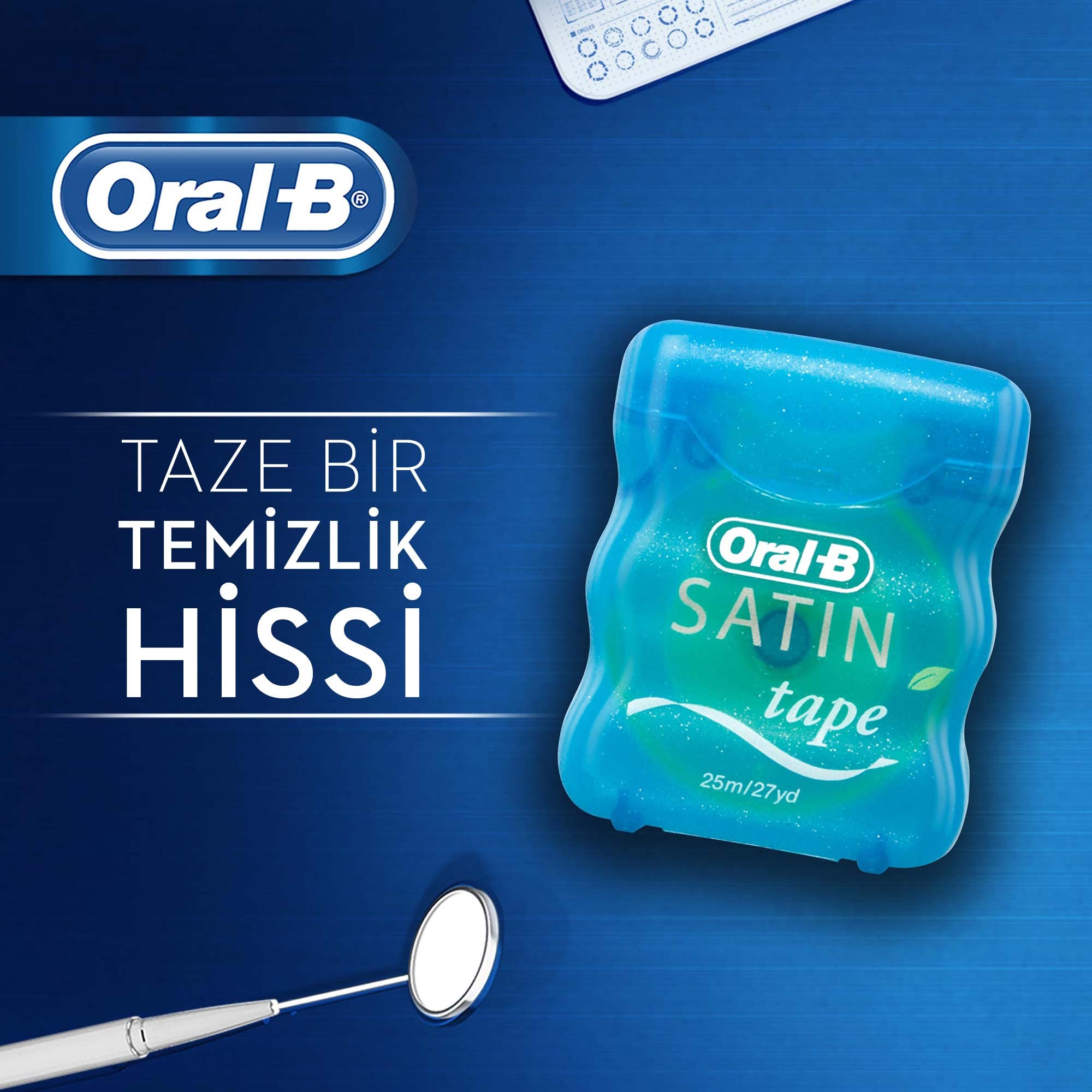 Oral-B embalaje abierto con hebra única resistente y lista para usar