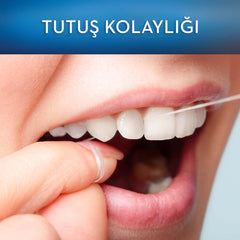 Oral-B etiqueta y texto del producto indicando ingredientes y beneficios