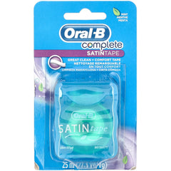 Oral-B Satin Tape pack frontal mostrando las seis unidades y beneficio de ahorro