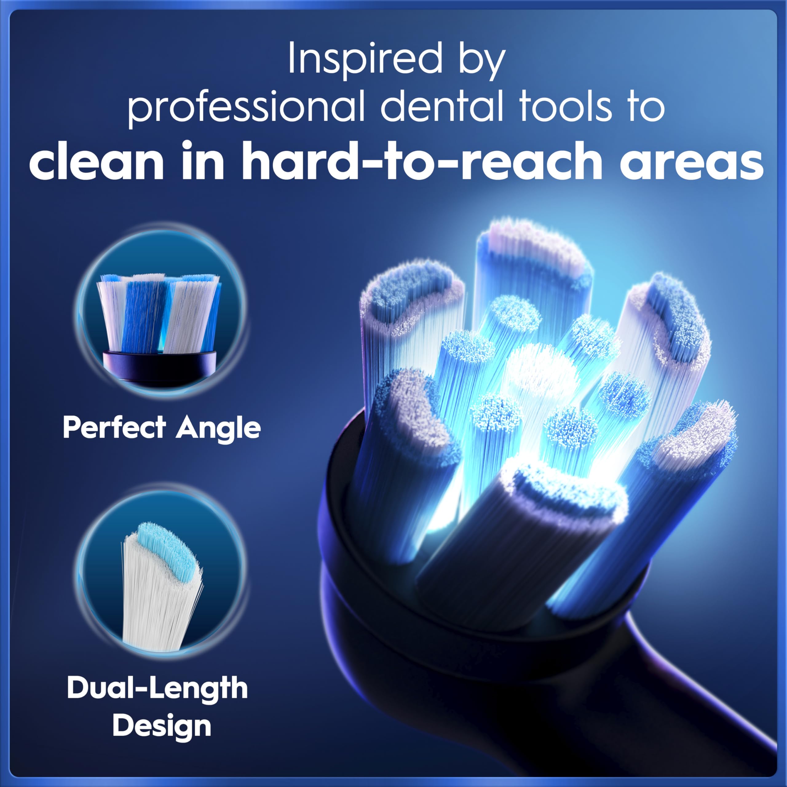 Sensor de presión Oral-B iO5 iluminado, protege encías de cepillado excesivo