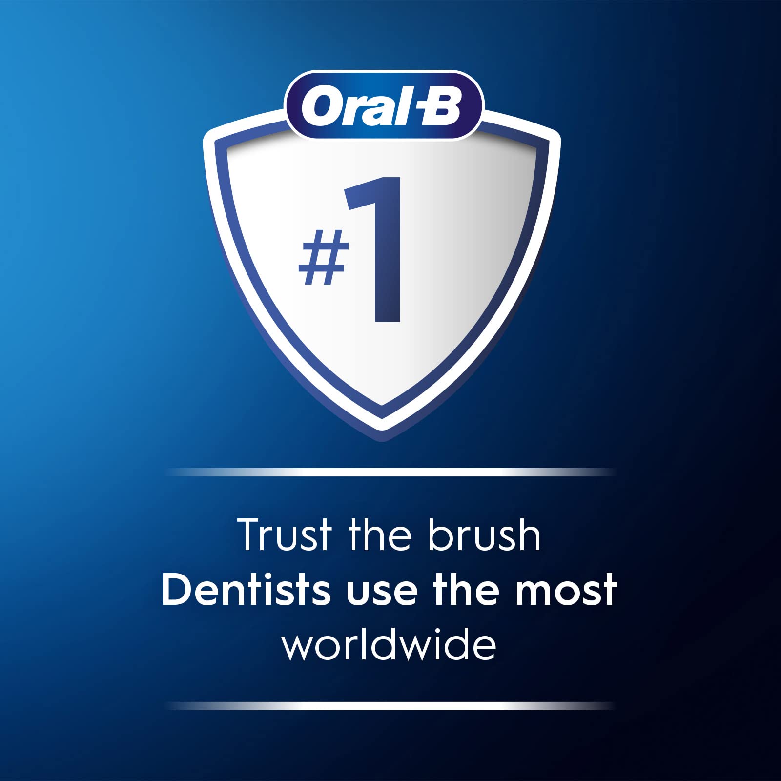 Oral-B Smart 1500 comparado en tamaño con un manual para escala clara