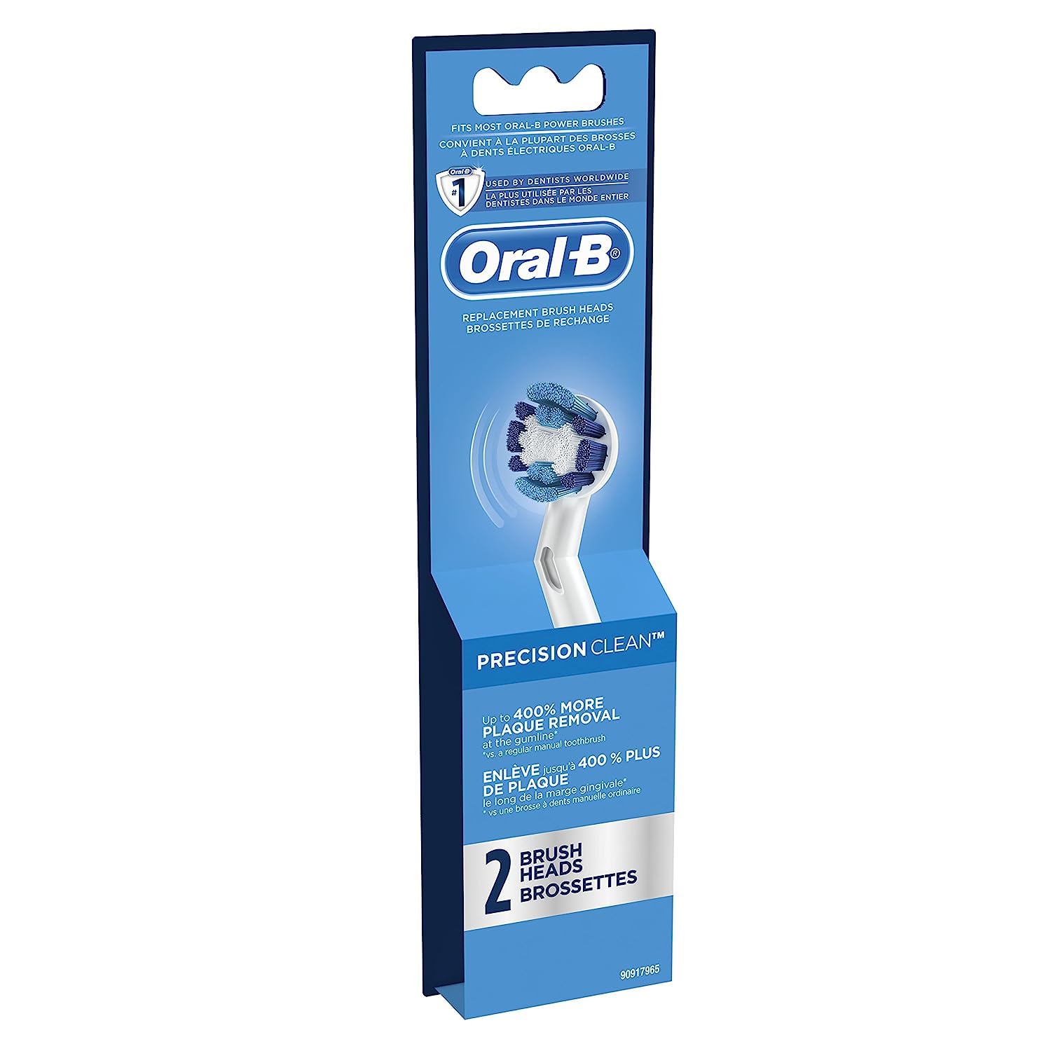 Oral-B tamaño a escala en mano mostrando compatibilidad y ajuste