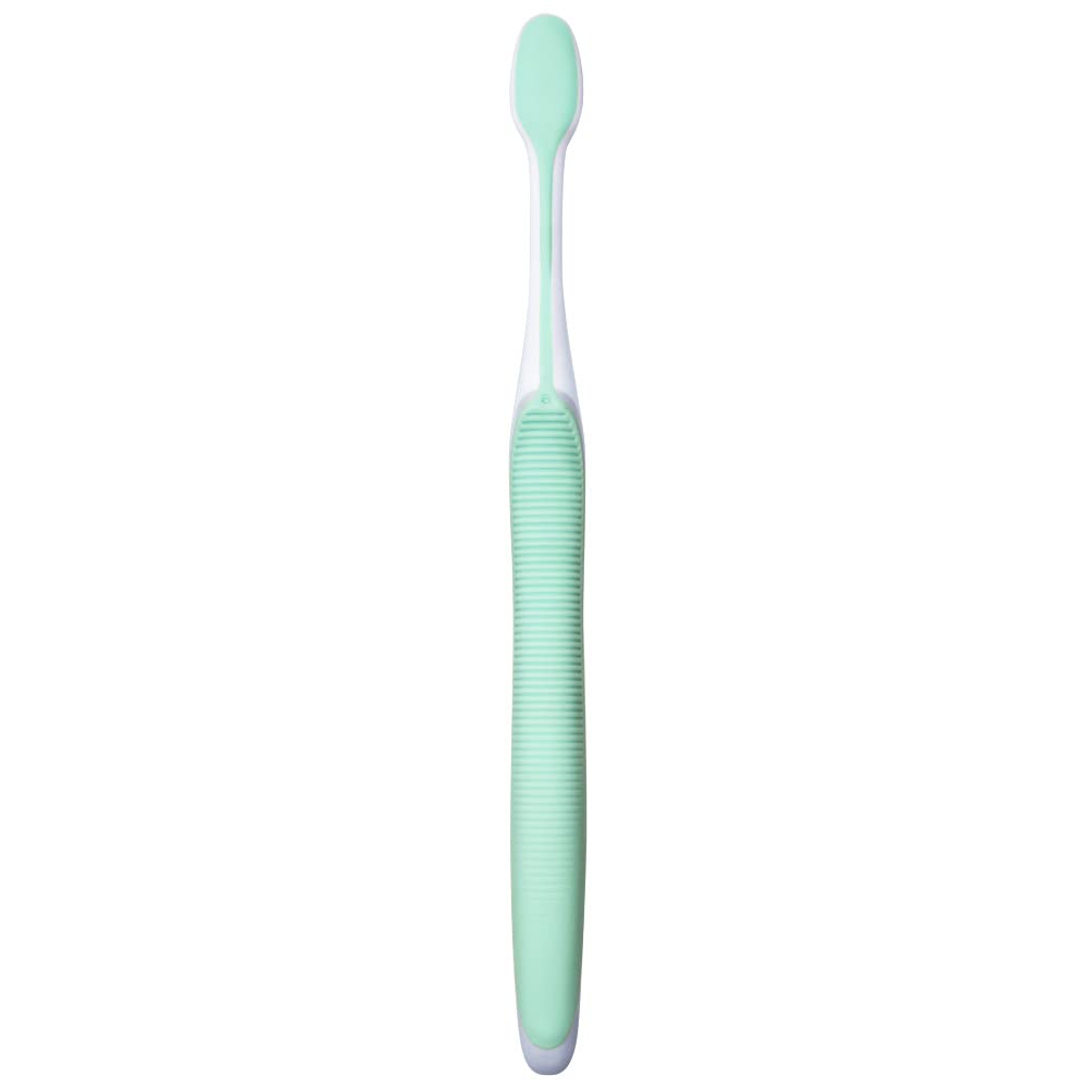 Oral-B primer plano de la textura de cerdas para limpieza suave