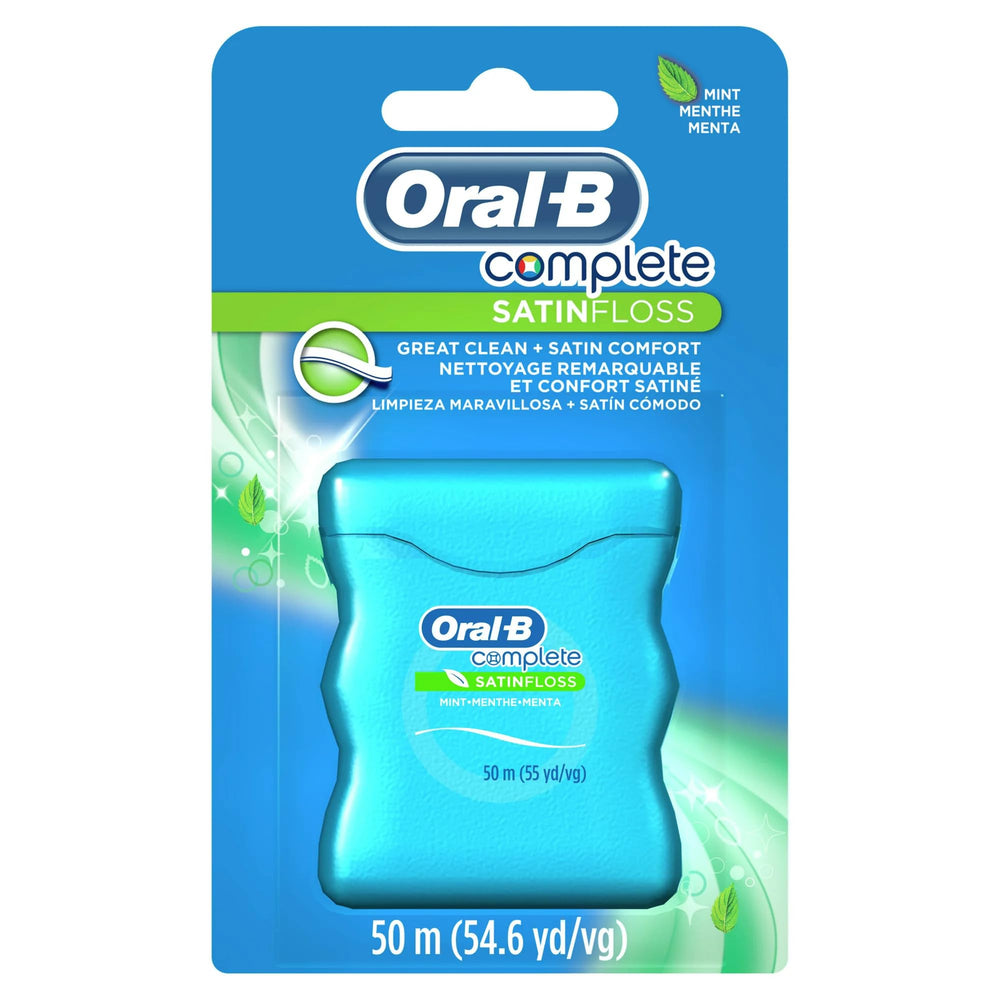 Oral-B detalle de la textura tipo cinta satinada para deslizamiento suave