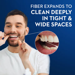Oral-B menta en primer plano dejando aliento fresco tras uso