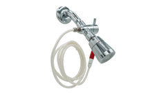Oral Breeze vista frontal del irrigador montado mostrando ahorro de espacio