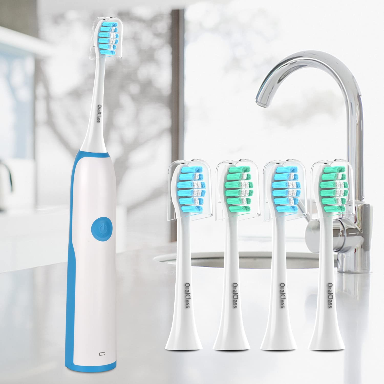 OralClass uso en baño mostrando facilidad de sustitución y higiene