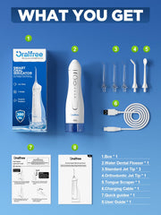 Oralfree empaque y etiqueta mostrando especificaciones y garantía