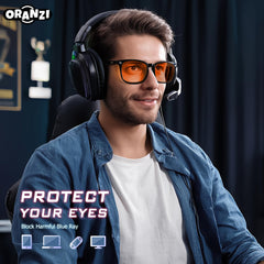 ORANZI primer plano lente filtrante bloqueo luz azul