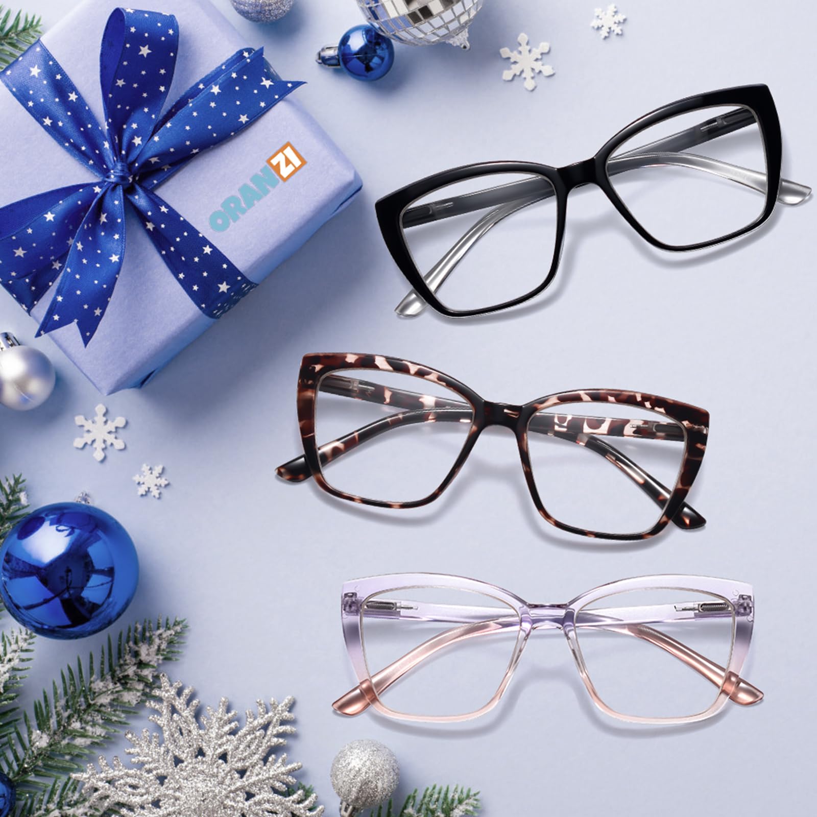 ORANZI gafas en ambiente de oficina reduciendo fatiga por pantalla